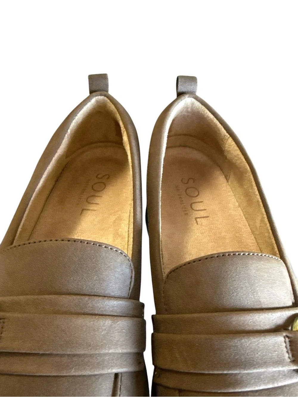 SOUL Naturalizer Joyla Brown Platform Wedge Lug Sole Loafers-Women’s Size 9.5